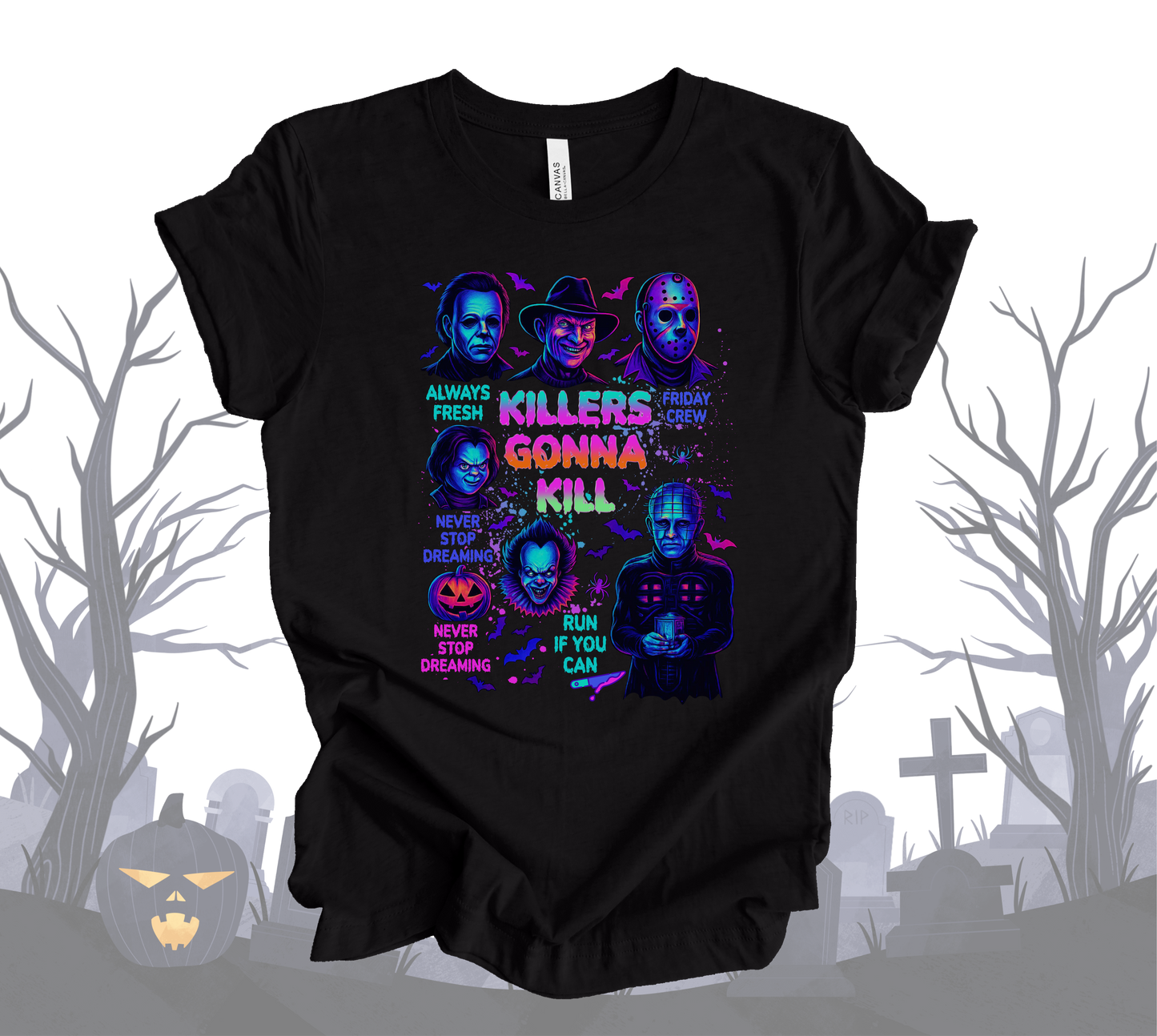 Killers gonna glow crew tee