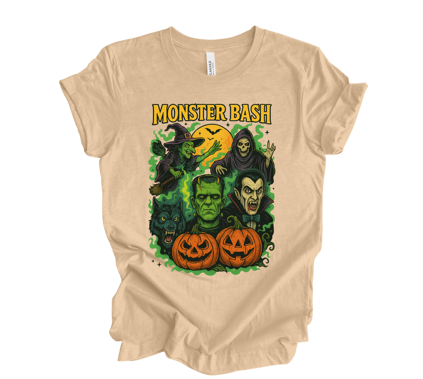 Monster Bash, Fangs out, Beats up