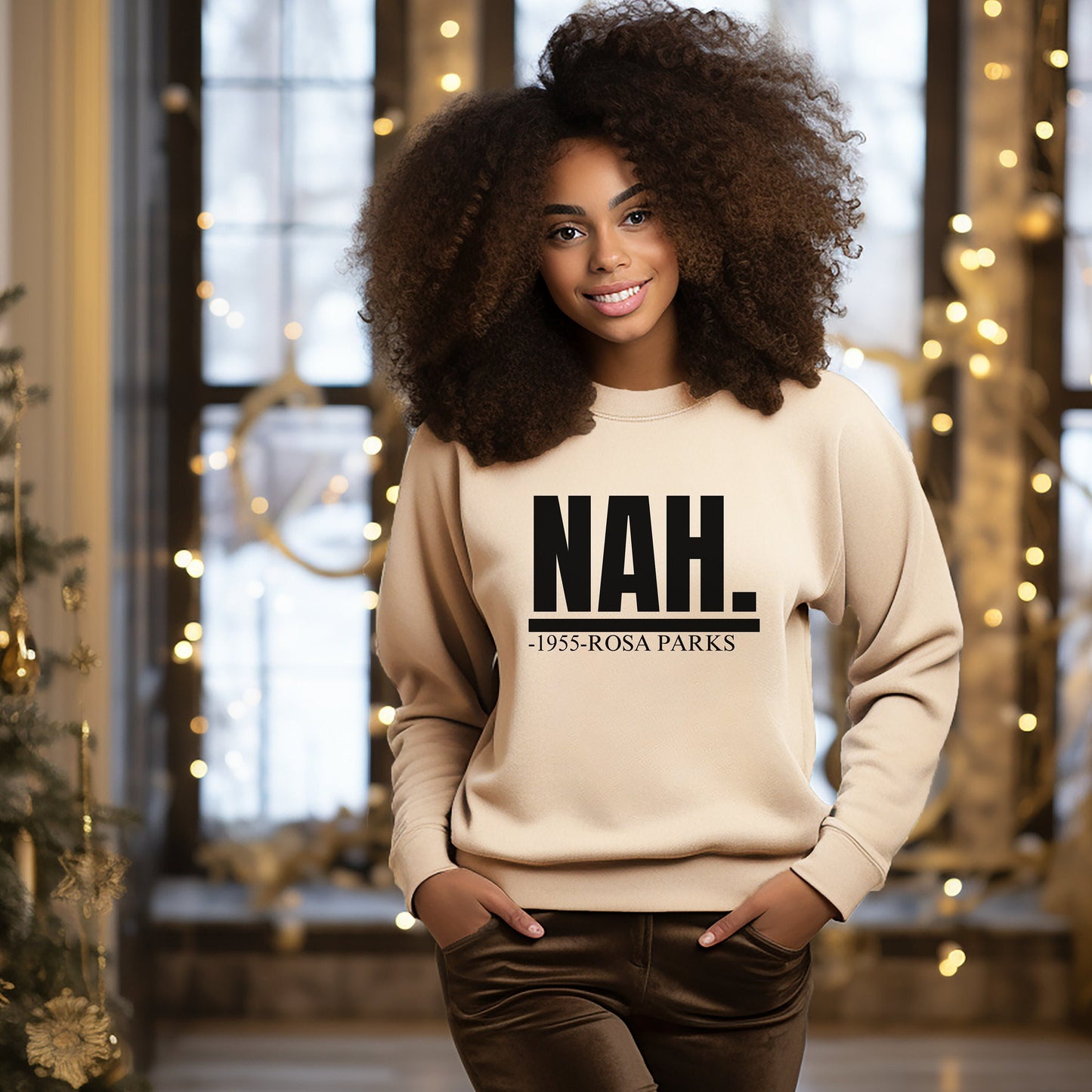 Rosa Parks Nah 1955 Sweatshirt, Rosa Parks Black history hoodie, Black history Rosa Parks Sweatshirt, Black history month, Black history