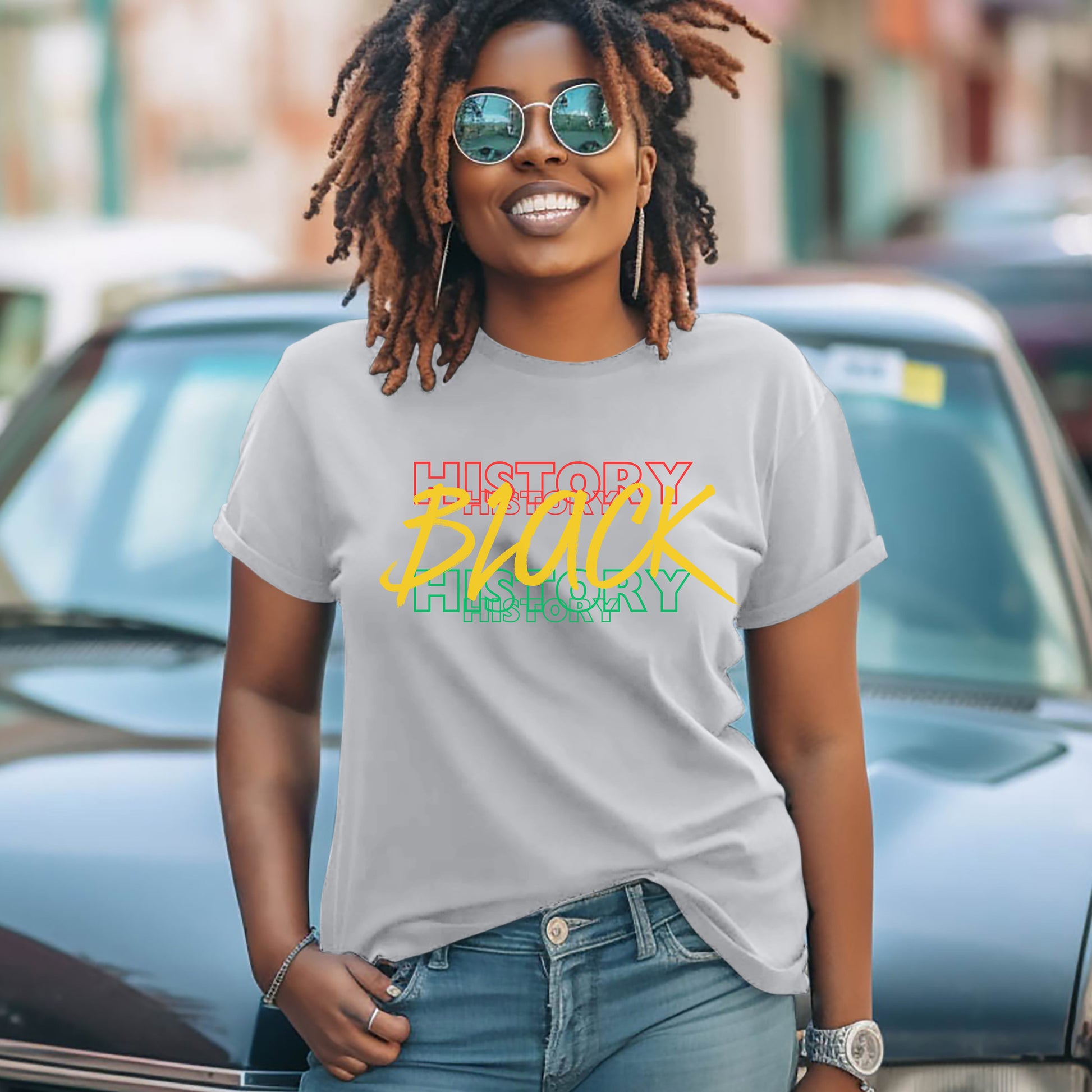 Black History t-shirt/ Long sleeve shirt, black history rasta colors, black gold, red gold and green black history.