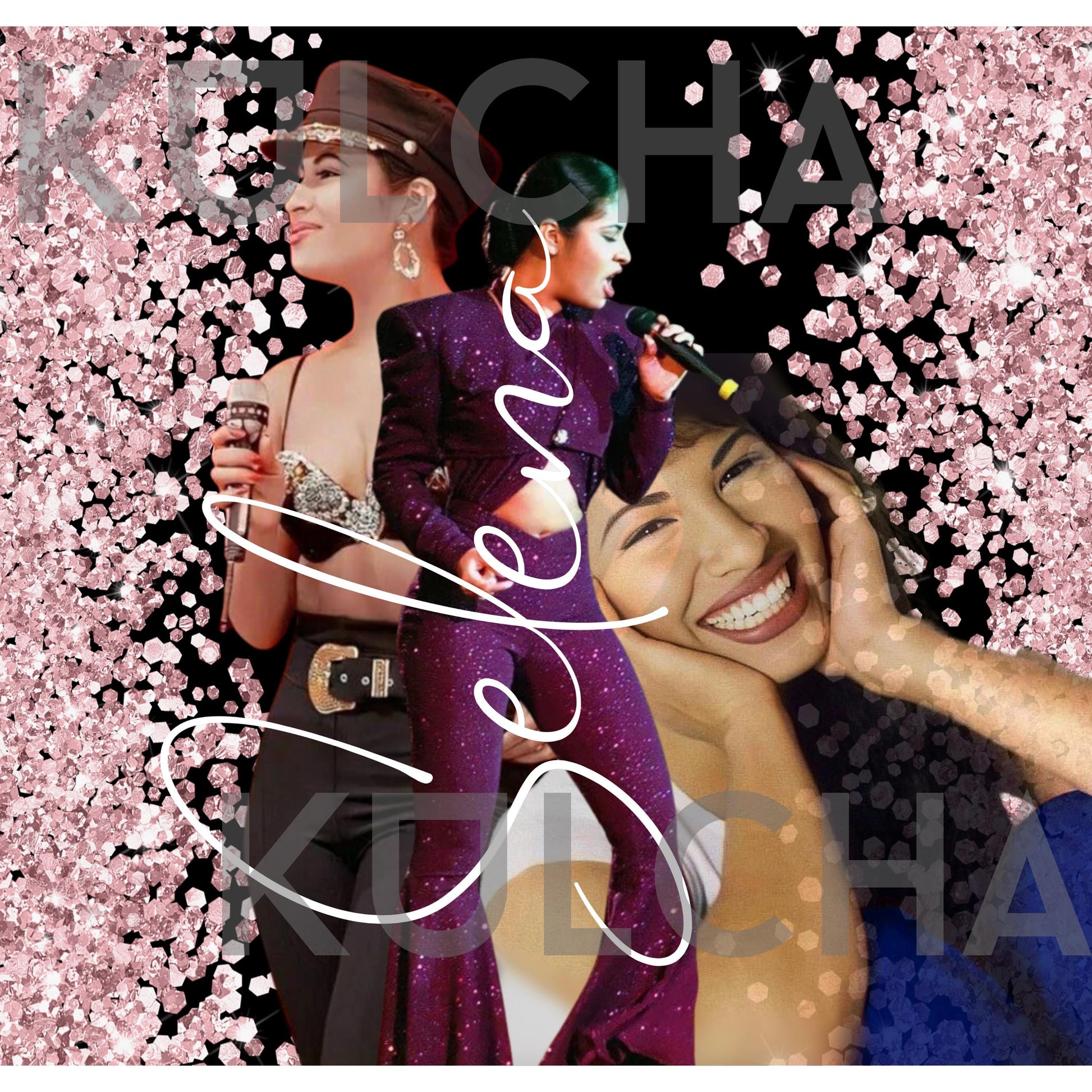 Selena 20 or 30 oz design tumbler, The radiant smile of Selena, Tumbler design, graphic design, a gem