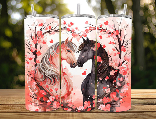 Valentines day 20 oz, 30oz or 40oz tumblers, Cute pet valentine design tumblers, cupid mugs, love bug, puppy lovers, cat mom, wife Vday gift