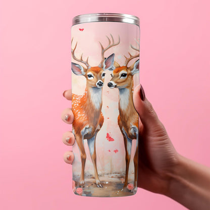 Valentines day 20 oz, 30oz or 40oz tumblers, Cute pet valentine design tumblers, cupid mugs, love bug, puppy lovers, cat mom, wife Vday gift