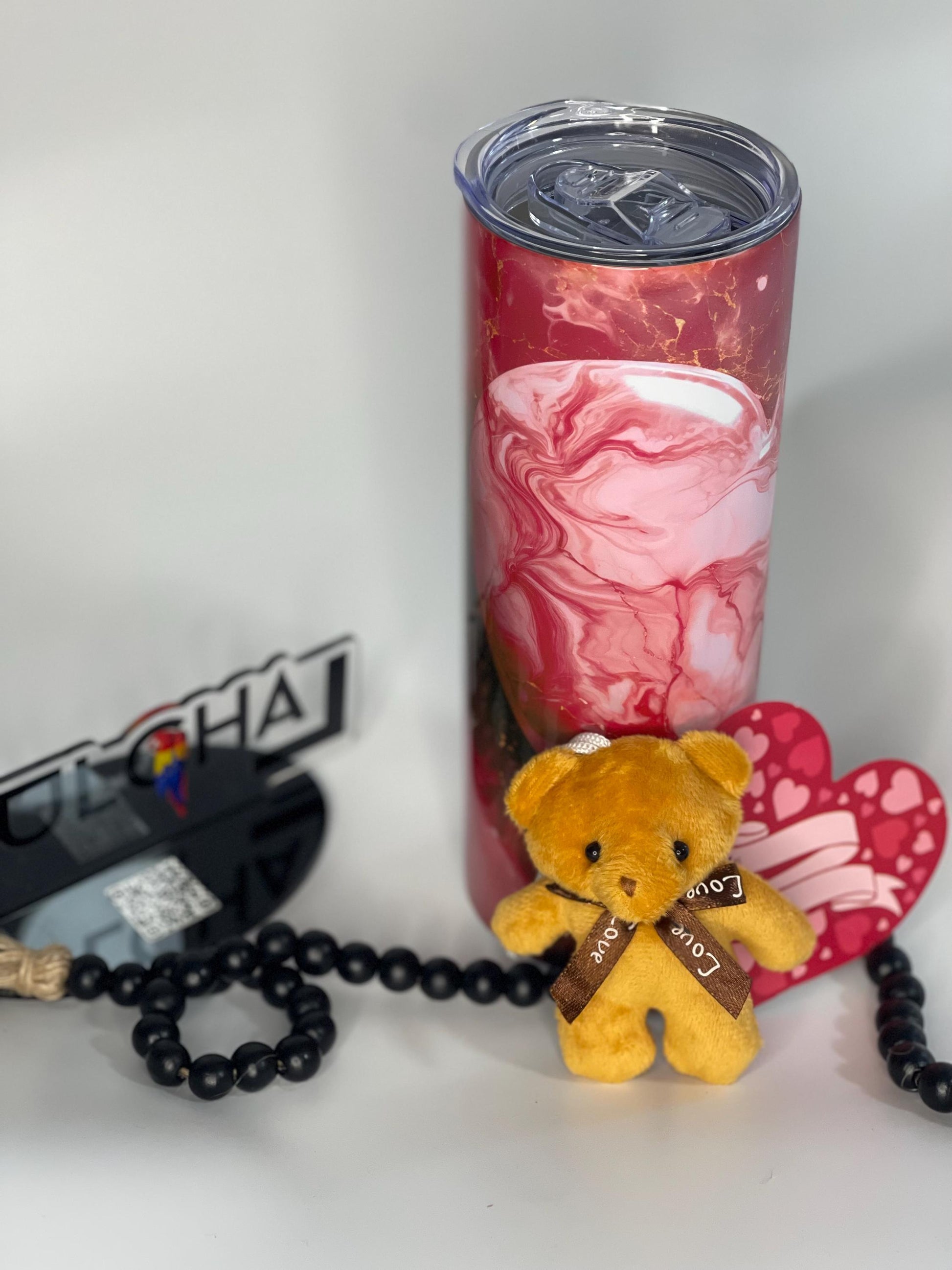 Valentine special, month of love Vday tumblers, valentine gift idea for love ones, surprise 20 0z or 30 oz marble heart insulated tumblers.